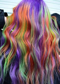 Scary, Fun and Creative Halloween Hair Ideas To Try Out Halloween Hair Ideas, Inner Witch, Dramatic Hair, Rainbow Hair Color, Hair Secrets