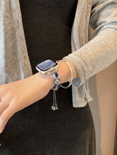 Elastic Apple iWatch band with blue stary and butterfly. Two  length available.  Item is made to order and not eligible for exchange and return. Please contact us for any question. Blue Rectangular Bracelet Strap Apple Watch Band, Adjustable Blue Bracelet Strap Apple Watch Band, Blue Rectangular Apple Watch Band As Gift, Bracelet Apple Watch, Iwatch Apple, Nail Jewelry, Apple Watch Band, Apple Watch Bands, Watch Band