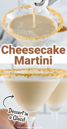 Cheesecake Martini, Crazy Cocktails, Giggle Juice, Desserts In A Glass, Martinis Drinks, Bourbon Tasting, Yummy Alcoholic Drinks, Martini Recipe, Alcoholic Beverage