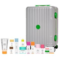 The first official Drunk Elephant carry-on, packed with 10 full-size skincare essentials to reset your skin to its healthiest, happiest state. Includes free Drunk Elephant suitcase.Skin Type: Normal, Dry, Combination, and OilySkincare Concerns: Dark Spots, Fine Lines and Wrinkles, Pores, Dryness, Redness, Dullness, Uneven Texture, Acne and Blemishes, and Loss of Firmness and Elasticity Elephant Skincare, Drunk Elephant Skincare, Elephant Trunk, Holiday Beauty, Skincare Essentials, Night Serum, Oily Skin Care, Drunk Elephant, Set Free