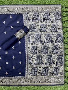 Product Details Navy Blue Unstitched Salwar Suit in handloom Raw Silk Elevated with handloom Thread Woven Work Accompanied by an Unstitched Kurta, Bottom and Dupatta with Tassels Comes with the Vishnu Weaves Promise of Premium Quality Size & Fit Kurta & Bottom : 5.20 Mtrs Dupatta : 2.40 Mtrs Material & Care Dry Wash Only Traditional Indigo Semi-stitched Kurta, Traditional Semi-stitched Indigo Kurta, Traditional Unstitched Indigo Salwar Kameez, Festive Traditional Indigo Unstitched Suit, Traditional Indigo Sets With Zari Work, Unstitched Indigo Traditional Wear For Festivals, Traditional Indigo Salwar Kameez For Festivals, Blue Art Silk Unstitched Suit For Festive Occasions, Festive Blue Art Silk Unstitched Suit