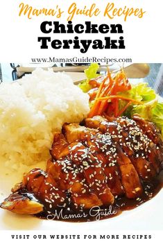 Rice Chicken Recipes, Chicken Recipes Chinese, Make Teriyaki Sauce, Recipes Chinese, Amazing Chicken, Chicken Teriyaki Recipe, Rice Chicken, Chicken Teriyaki, Chinese Recipes