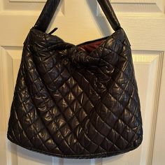 Chanel Bag. Authentic, Nylon Material, Burgundy Lining. Zip Pocket On Front And One Inside. Comfortable Shoulder Bag. Soft And Easy To Pack. Great Piece. Smoke Pet Free Home. Measures 16 X 16 Zip Closure Excellent Condition, No Box Or Dust Bag. Make An Offer. Closet Is Closing December 31 December 31, Chanel Bags, Chanel Bag, Zip Pockets, Dust Bag, Chanel, Bag Lady, Shoulder Bag, Pet