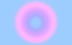 an image of a circular object in the sky with pink and blue hues on it