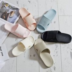 Cheap Real Slippers Black Non-slip Open Toe Platform Slippers, Black Non-slip Flat Platform Slippers, Black Non-slip Platform Slippers, White Non-slip Slip-ons For Summer, Black Open Toe Slip-ons, Black Non-slip Slide Platform Slippers, White Non-slip Summer Slip-ons, Black Non-slip Platform Slippers For Summer, Comfortable Non-slip Slip-ons For Summer