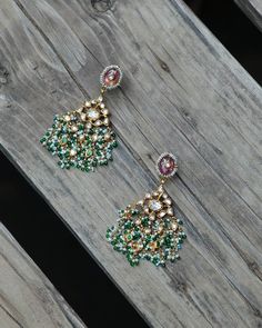 Gold Jewelry Simple Earrings, Gold Earrings Indian, Diamond Bridal Ring Sets, Gold Jewelry Simple Necklace, Indian Jewellery Design Earrings, Tourmaline Earrings, Diamond Dangle Earrings, Gold Jewelry Simple, Indian Wedding Jewelry