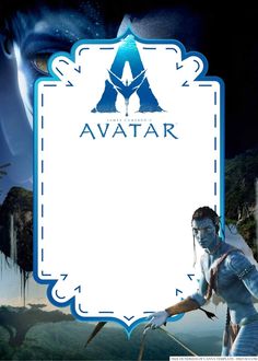 avatar avatar with white background and blue frame in front of the avatar is an avatar from avatar