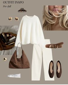 Neutrals Outfit, Neue Outfits, Mode Casual, White Outfit, Fashion Mode, Mode Inspiration