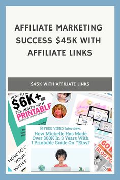 Affiliate Marketing Success $45K With Affiliate Links Profitable Online Business