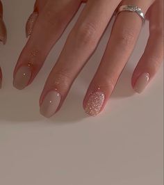 Minimal Nails Art, Wedding Nails Glitter, Diy Acrylic Nails