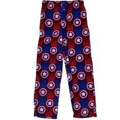 Marvel Captain America Fleece Pajama Pants. Size L. New With Tags. Hulk Man, Spiderman Pajamas, Marvel Pajamas, Black Lounge Pants, Marvel Retro, Deadpool Shirt, Superhero Graphic, Red Joggers, Men Loungewear