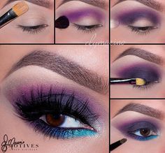 Eyeshadow Pictorial, Best Life Hacks, Purple Eyeshadow