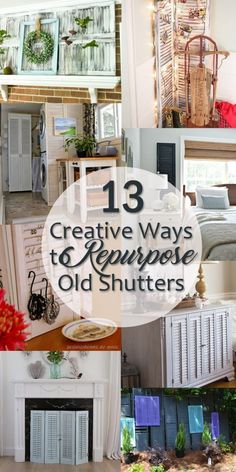 the top ten creative ways to repurpose old shutters