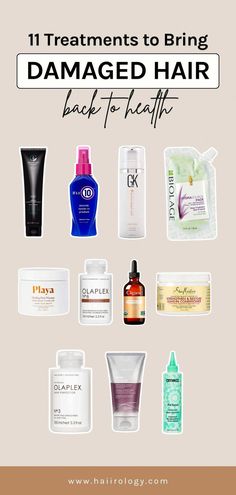 Treatments For Damaged Hair, Best Wavy Hair Products, Stop Hair Breakage, Hair Repair Treatments, Bleaching Your Hair, Best Hair Care Products, Hair Masks, Hair Damage, Hair Masque