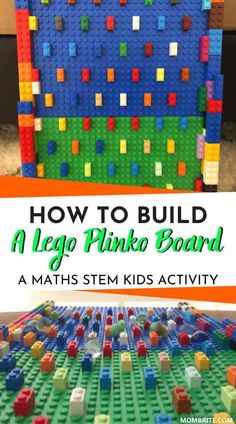 Lego Stem, Plinko Board, Kids Stem Activities, Kids Activities At Home, Kid Science, Lego Boards, Math Stem