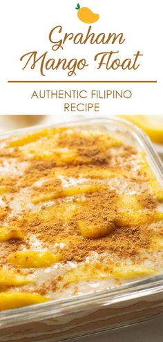 a casserole dish with oranges and cinnamon in it on a white table