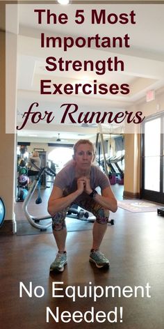 the 5 most important strength exercises for runners - no equipment needed to do this exercise