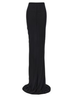 100% cotton Formal Fitted Cotton Skirt, Fitted Long Viscose Skirt, Fitted Bottoms With Long Inseam For Evening, Fitted Cotton Maxi Skirt For Work, Chic Stretch Cotton Maxi Skirt, Evening Relaxed Viscose Skirt, Fitted Viscose Bottoms For Night Out, Elegant Full-length Cotton Skirt, Luxury Black Stretch Maxi Skirt