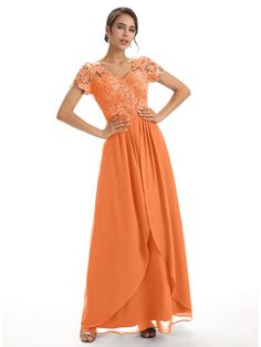 orange|mallory Mother Of The Groom Dresses, Burnt Orange Dress, Chiffon Shorts, Groom Dresses, Dresses Chiffon, Bridesmaid Dresses Online, Satin Bridesmaid Dresses, Custom Size Dresses, Rust Dress