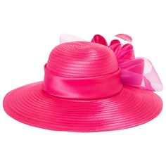 Made from luxurious 100% polyester, this Women's Round Crown Organza Bow Dress Hat offers a sophisticated and exclusive finish with its elegant braid, satin band and feather details. Boasting a 5-inch brim size and 57cm circumference, this precious pink hat is the perfect addition to any stylish ensemble. Features: Color: Pink Size: 57cm Brim Size: 5" Material: 100% Polyester Adjustable Wide Brim Hat Summer, Organza Bow, Sand Collection, Outdoor Cap, Hat Clips, Dress Hat, Bow Dress, Summer Favorites, Pink Hat