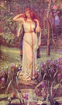 an image of a woman standing in the woods