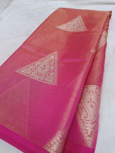 Handloom Saree for women Tissue silk saree Dry clean only Tissue Silk Saree, New Saree Designs, Bridal Jewellery Design, Saree For Women, Bridal Jewellery, Clothing Hacks, Jewellery Design, Handloom Saree, Silk Saree