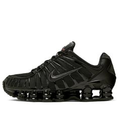 Shox Shoes, Nike Shox Tl, Nike Shox Shoes, Nike Noir, Nike Shox R4, Girl Cave, Black Nike Shoes, Streetwear Shoes, Marathon Running Shoes