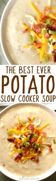 the best ever potato slow cooker soup