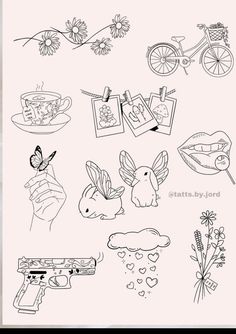 Mystical Tattoos, Small Pretty Tattoos, Cute Little Tattoos, Cute Tiny Tattoos, Tattoo Stencil Outline, Small Hand Tattoos, Dainty Tattoos, Subtle Tattoos, Tattoo Flash Art