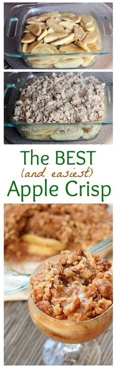 the best and worst apple crisp recipe