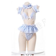 Kawaii Lingerie, Anime Cosplay Costumes, Lace Bows, Costume Outfits, Anime Cosplay, Lingerie Collection