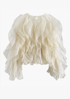 Ruffles Chiffon Blouse – Marssiana Cheap Trendy Blouse With Ruffles, Cheap Flowy Blouse With Ruffle Hem, Cheap Chiffon Blouse For Fall, Cheap White Chiffon Top, Affordable Flowy Ruffle Sleeve Blouse, Luxury Cream Tops With Ruffles, Cheap Flowy Chiffon Blouse, Affordable Blue Chiffon Top, Affordable Flowy Chiffon Blouse