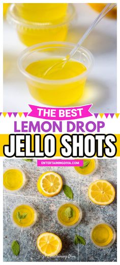 the best lemon drop jello shots