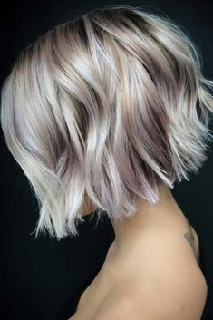 Short Balayage, Short Stacked Bob Hairstyles, Stacked Bob Hairstyles, Bob Hairstyles For Fine Hair, Ombre Hair Color, Short Haircut, Short Blonde