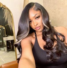 Get ready to slay your hair game with Nikki Smith Hair Collection! 💁🏽‍♀️🔥  Shop our stunning hair extensions and mink lashes for a glamorous look that turns heads. Plus, enjoy:  ✨ 10% off with code PINTEREST at checkout ✨ FREE SHIPPING on all orders  Don't miss out! Treat yourself to the hair of your dreams and luscious lashes to match. Shop now and get ready to slay! Highlights Hairstyles, Baddie Vibes, Brazilian Body Wave, Hair Laid, Hair Ponytail Styles, Cute Hair, Relaxed Hair, Hair Life