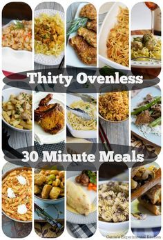 twenty thirty - seven meals are shown in this collage