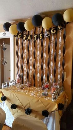 an image of a party decoration with balloons