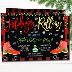 the holidays are roller skating party is coming up and it's time to celebrate