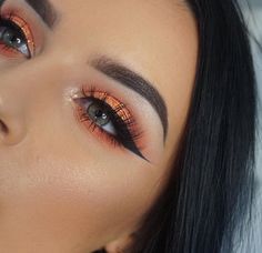 Warm Eyeshadow, Orange Eyeshadow, Makeup Sephora, Kiss Makeup, Luxury Makeup, Makeup Geek