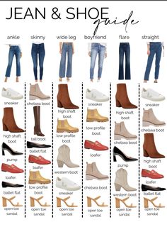 Jeans And Shoes, Shoe Guide, Fashion Capsule Wardrobe, Remodeling Kitchen, Fashion Capsule, Fashion Hacks Clothes, Fall Hair Colors, Fashion Mistakes, Clothing Hacks