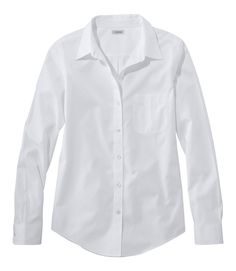 Women's Wrinkle-Free Pinpoint Oxford Shirt, Long-Sleeve Relaxed Fit | Shirts & Button-Downs at L.L.Bean Women's Henley, Travel Capsule, Woven Top, Oxford Shirt, Women's Shirts, Wrinkle Free, Ll Bean, L L Bean, Women Pullover