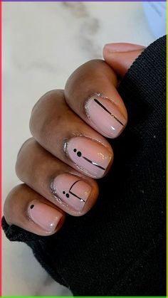 Decorating your nails for Halloween is a fun way to embrace the spooky season. This post contains 29 different Halloween nail designs you can create at home. Ideas, black, designs, art, cute, Disney, spooky, unique, simple, short, subtle, art, acrylic, almond, orange, easy White Line Design Nails Short, Black Woman Nails Manicures, New Mum Nails, Short Nail Classy Designs, Short Nail Minimal Design, Black Abstract Nail Art, Nails 2024 Black Women, Red Nails Ideas 2024, Different Nail Shapes On One Hand