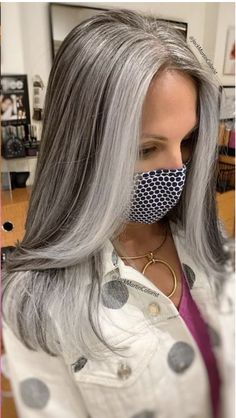 Grey Hair Colour, Stunning Eye Makeup, Hairstyle Idea