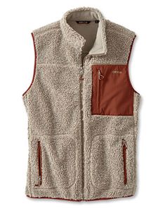 Click to view larger image(s) Sherpa Vest Outfit Men, Brown Fleece Vest, Outdoor Fleece Vest, Men's Fleece Vest, Men Fleece Vest Grey, Mens Fleece Vest, Fishing Shop, Mens Sherpa, Lightweight Vest