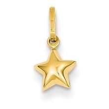 Size: 13 mm long x 6 mm wideMetal: 14k Yellow GoldFinish: Polished, 3-D, HollowFree U.S. Shipping for orders over $50 Protected by our 30-Day Risk Free Returns! Gold Eagle Coins, Hot Jewelry, Celestial Jewelry, Childrens Jewelry, Gold Polish, Star Charms, Star Pendant, 925 Sterling Silver Jewelry, Crystals And Gemstones