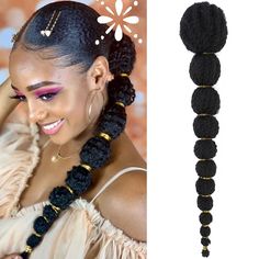 PRICES MAY VARY. 🍏1.Manually Made: The Kinky Ponytail Clip in Hair Extensions Are Manually Braided with Blonde Strings by Skilled Technicians.No Tangle,No Shedding And Low Maintenance 🍏2.Easy to Install: With The Design of Drawstring,This Lantenrn Braid Ponytail Only Takes 26S to Wear,Just Put And Go 🍏3.All Day Style: 18 Combs & One Adjustable Strap Insided,Keep in Place for All Day Hold 🍏4.Hair Material: The Kinky Ponytail Is Made From High Quality Synthetic Fiber. Lightweight And Natural L Kimberly Hair, Bubble Ponytail, Marley Hair, Drawstring Ponytail, Hair Porosity, Clip In Ponytail, Strawberry Blonde Hair, Ponytail Hair Extensions, Protective Style