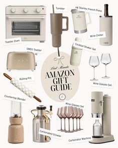 the ultimate amazon gift guide for wine goblets, toasters, and more