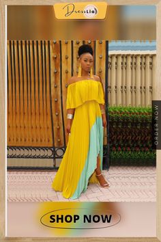 Off Shoulder Butterfly Sleeve Maxi Pleated Dress Butterfly Sleeve, Butterfly Sleeves, Color Pick, Pleated Dress, 1 Million, Floor Length, Dress Length, Sleeve Styles, Off The Shoulder