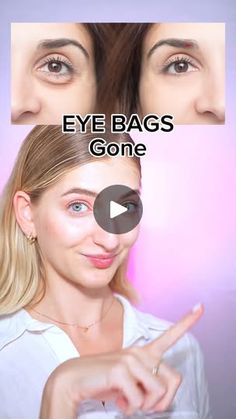 Bags Under Eyes, Face Yoga Method, Face Yoga Exercises, Breast Workout, Eye Exercises, Face Exercises, Under Eyes, Yoga Facial, Facial Exercises