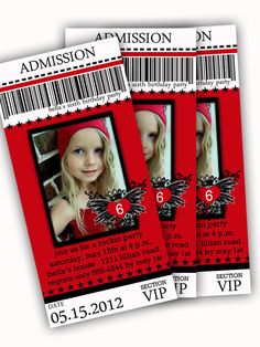 Rock Star Red Girl   Digital Custom by CupcakeCutieesParty on Etsy, $12.00 Red Carpet Sweet 16, Rock Star Birthday, Rockstar Birthday Party, Red Carpet Party, Rock Star Party, Red Girl, My Rock, April Birthday, Ticket Invitation